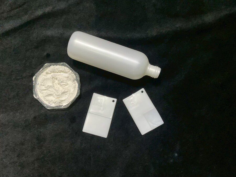 ผงสีพลาสติก HDPE สำหรับงานโรงงานพลาสติก สีผงผสมเม็ดพลาสติก คุณภาพอุตสาหกรรม ไทยพิกเมนท์ สีขาวมุก food grade