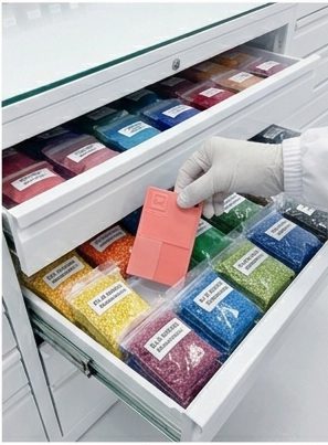 Counter Sample ตรวจสอบคุณภาพเม็ดสี สีผสมพลาสติก